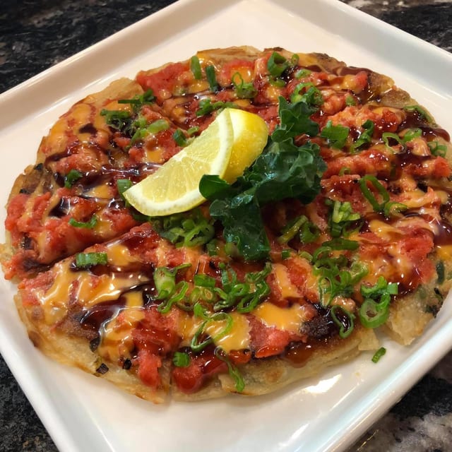Sushi Pizza.