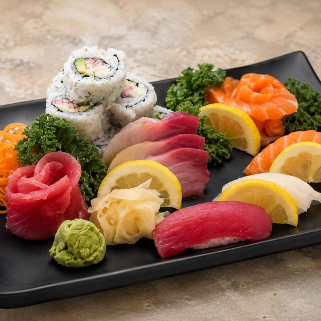 Sushi & Sashimi Combo.