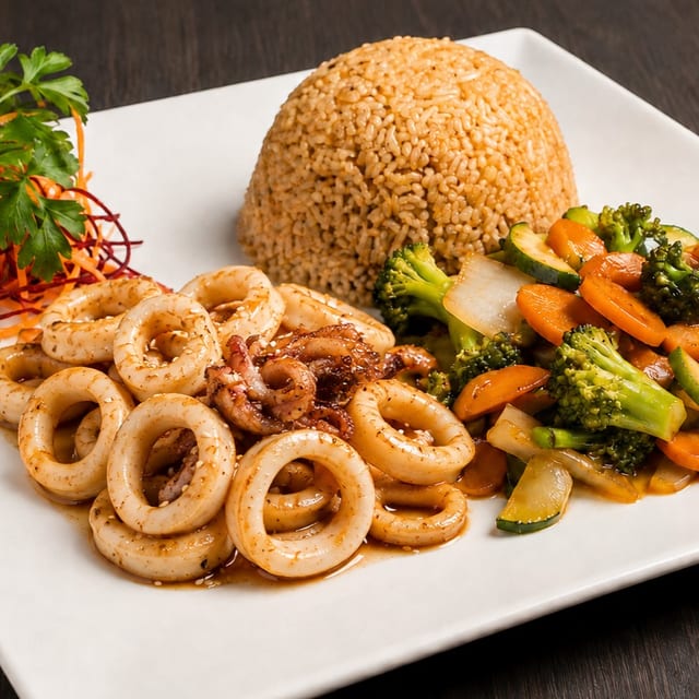Hibachi Calamari.