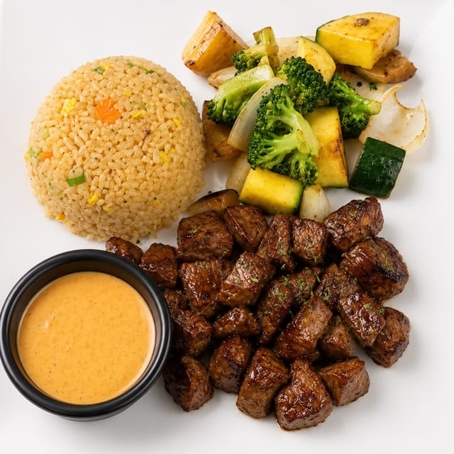 L. Hibachi NY Strip Steak.