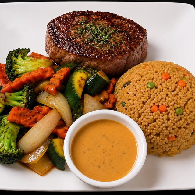 L. Hibachi Filet Mignon.