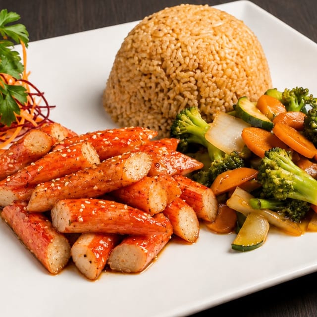 Hibachi Crab.