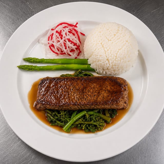 L. NY Steak Teriyaki.