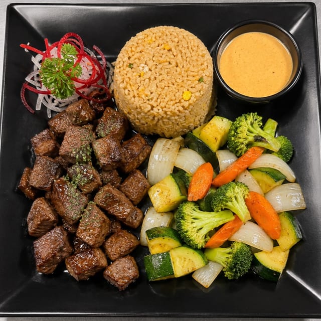 Hibachi NY Strip Steak.