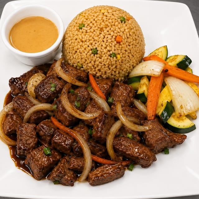 L. Sukiyaki Steak.